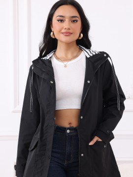 Large Size Women's Windbreaker Jacket, Suitable For Autumn And Winter, Comfortable And Fashionable, Outdoor Sports And Daily Wear